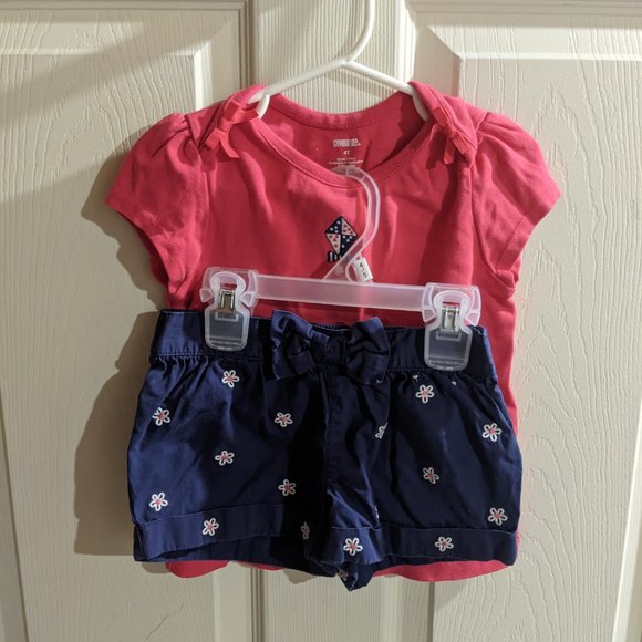 Gymboree blue flower shorts - Picture 2 of 2